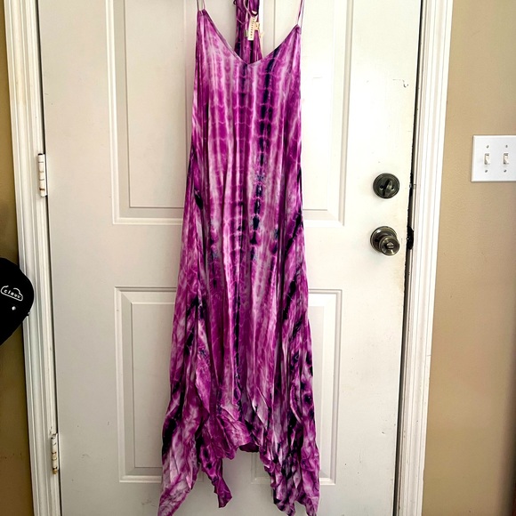 Tie Dye Purple Dress - Picture 1 of 2